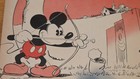 Rare 1930 Walt Disney Mickey Mouse School Paper Tablet Original Mint Read 