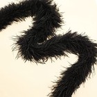 Soarer 3ply Black Ostrich Feather Boa 2yards Long Feather Boas Bulk