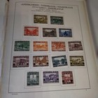 Yugoslavia Stamp Album Vintage Collection 50 Pages  Used  Slight Wear