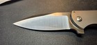 Ray Laconico Semi-custom Jasmine  rl034 Flipper Titanium S35vn Pocket Knife Coa