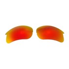 Walleva Two Pairs Polarized Lenses For Bolle Vigilante - Fire Red   Ice Blue