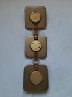  Antique Rectangular Thermometer Barometer Hygrometer  