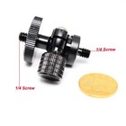 Mini Ballhead Camera Tripod Ball Head Mount With 1 4  To1 4 Screw Connector