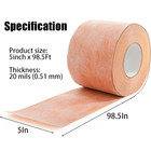 Waterproof Membrane  5inch X 98 5ft 20mils Thickness Shower Membrane Uncoupling