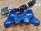 Sony Playstation 2 Ps2 Ocean Blue Clear Controller Dualshock Oem Scph-10010