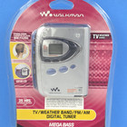 Sony Walkman Wm-fx290 Digital Tuning Tv weather Fm am Stereo Cassette Player New