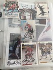 Huge Autograph Collection Binder Olympics Nhl Signed Cards Photos Brian Propp  