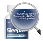 Sleep Aid  Diphenhydramine Hcl 50mg  250 Softgels  Supports Deeper Restful Sleep