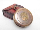 Vintage Antique Brass Pocket Poem Compass Engraved Pocket Compass Gift Item