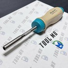 Snap-on Tools Usa Rare Nos Combat Tan   Teal Ratcheting Screwdriver Ssdmr4btl