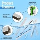 Meite 22 Gauge 304 Stainless Steel Upholstery Staples 3 8-inch Crown Heavy Duty