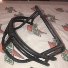 1980   s Navy Riddell Opo Red Dot Football Helmet Face Mask
