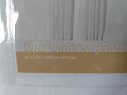 Room Essentials Two Window Panels 120  X 84   60x84 Each  White New In Package