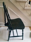 Victorian Spindle Chair Dark Wood Tone