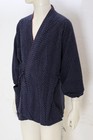 Vintage Japanese Kasuri Noragi Jacket Indigo Kasuri Kimono Working Jacket Showa