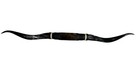 Mounted Steer Horns About 6 Feet Wide Longhorn Polished Mount Bull Cow B159