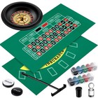 10  Green Roulette Wheel Set - Casino Game  Fun Party Accessory  Gambling Suppli