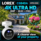 Lorex C884da 4k 8mp Cvi Bullet Camera Color Night Vision Deterrence Open Box