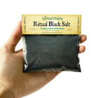 - 2 Oz - Black Salt For Wiccan Protection Rituals And Spells  Black Salt For Pro