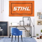Stihl Banner Flag 3x5 Ft Logo Chain Saw Tools Equipment Garage Man Cave Show New