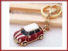 Mini Cooper Key Chain Red Limited Edition Gift Metal Parts Toy Model Remote New