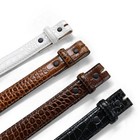 Genuine Full-grain Cowhide Leather Dress Belt Strap With Snaps 1  25mm  Wide