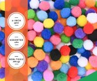 50pcs 2 Inch - Wau Craft Pom Pom Balls Multicolored Large Pompoms For Crafts    