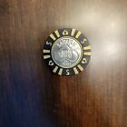  100 Dollar Poker Gaming Chip Sahara Hotel Casino Las Vegas Nevada 1970 Inlay
