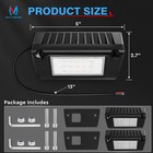 2x 5inch 45w Led Rv Porch Light Yellow white Utility Awning Light Outdoor Camper