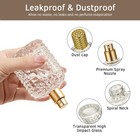 2pc 50ml Refillable Spray Perfume Bottles Empty Clear Perfume Atomizer Dispenser
