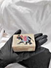 Bombay Stone marble Elephant Hinged Trinket Box Vintage Rare 3 x2 
