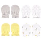 Unisex Baby Cotton Scratch Mittens Owl 0-6 Months
