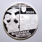 S11 - Slovakia 200 Korun 2002 Proof Silver Coin - Ludovit Fulla - Modern Art