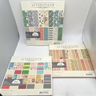 Authentique Bundle Of 3  6x6  Paper Pads  2 Sided  Made In Usa  Scrapbook cards