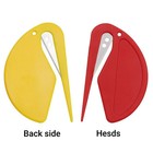 5pcs Letter Opener Cutter Open Office Envelope Knife Safe Guarded Sharp Blade
