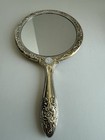 Vintage Godinger Vanity Dresser Set 3 Piece Silver Plate Hand Mirror Brush Comb