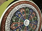 Hand Painted Turkish Kutahya Ceramic Wall Hanging Plate 12 5  Arabic Script