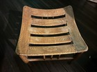 Antique 19th Century Egyptian Revival Thebes Wood Stool Vintage Hat Chair