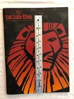 1997 The Lion King Broadway Musical Souvenir Program With Cast Flyer Insert