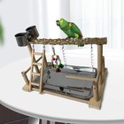 Bird Playground Birdcage Playstand Pet Bird Perch Platform Stand Parrot Play