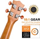 Kmise Soprano Ukulele Professional Mahogany Instrument 21 Soprano  Acoustic 