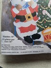 Christmas Bucilla Felt Applique Holiday Stocking Kit Santa Snowman  5957 Star