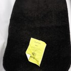 Garland Rug Gramercy Solid Polypropylene Bath Mat Black 17  X 24 