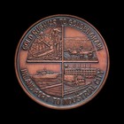 United States  Nd  Medal - Delta Coin Club  Gold Rush 49 Stockton California
