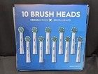 Oral-b Cross Action X - Replacement Brush Heads-  10 Count - Sealed