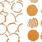 Really Great Stencils  Distressed Circle Grid  Stencil  7x7   Grunge Circles