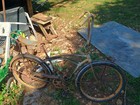 Vintage Bicycle Project Bike Tall Ape Hanger Handlebars Brown black