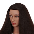 Mannequin Head 100  Real Hair 16 Inch Training Head Manikin For Hairdresser Trai