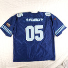 Vtg Men s 1992 Fubu 05 Blue White Official Xxl Champions Football Jersey Sz 2xl