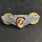 Grateful Dead Wings Pin Haight-ashbury Skull     